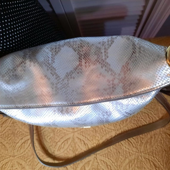 Dooney & Bourke Leather Python Inspired Crossbody… - image 4