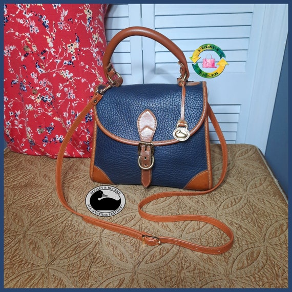 Dooney & Bourke Navy Carpet Bag Dooney and Bourke 