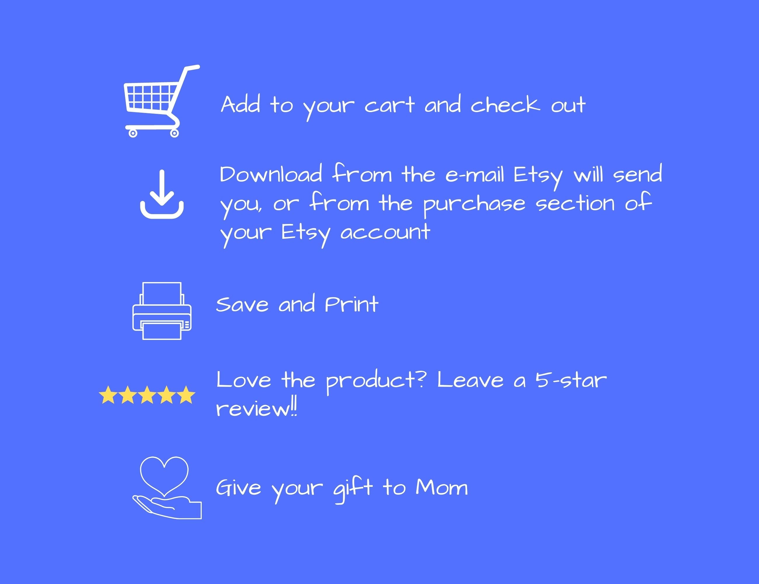 Mother's Day Gift Card Holder Pink Floral Mother's Etsy