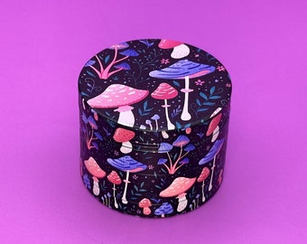 Mushrooms Grinder 2"- Beautiful Herb Grinder - Small Cute Mushrooms Design - Girly Gift Ideas