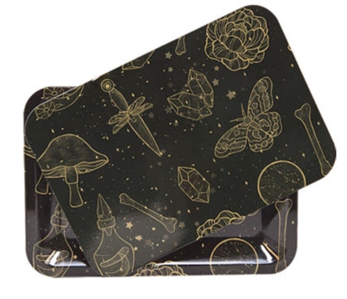 Rolling Tray With Lid magic Night Etsy
