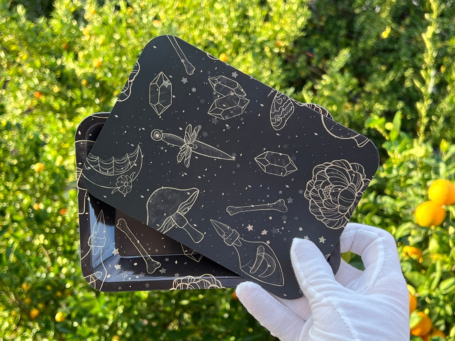 Rolling Tray With Lid magic Night Etsy