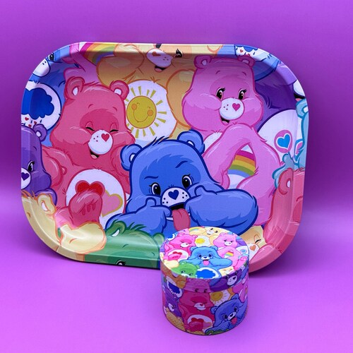 Rolling Tray and Grinder Set Magic Stoner Kit With Gift Box Etsy