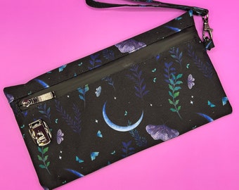 Smell Proof Bag with Lock Butterfly & Moon design