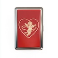 Cupid Cigarette Case - Vintage Card Holder Wallet, Multi-Functional Metal Tin Box, Versatile Trinket Business Card ID Holder