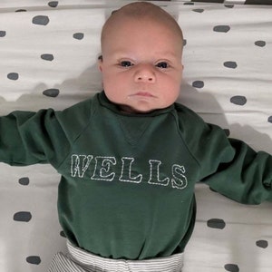 Personalized Baby Onesie/ Custom Baby Crewneck