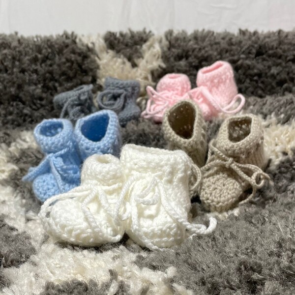 Homemade Baby Booties