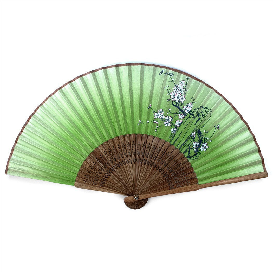 1Xjapanese Design Silk Handheld Folding Fan