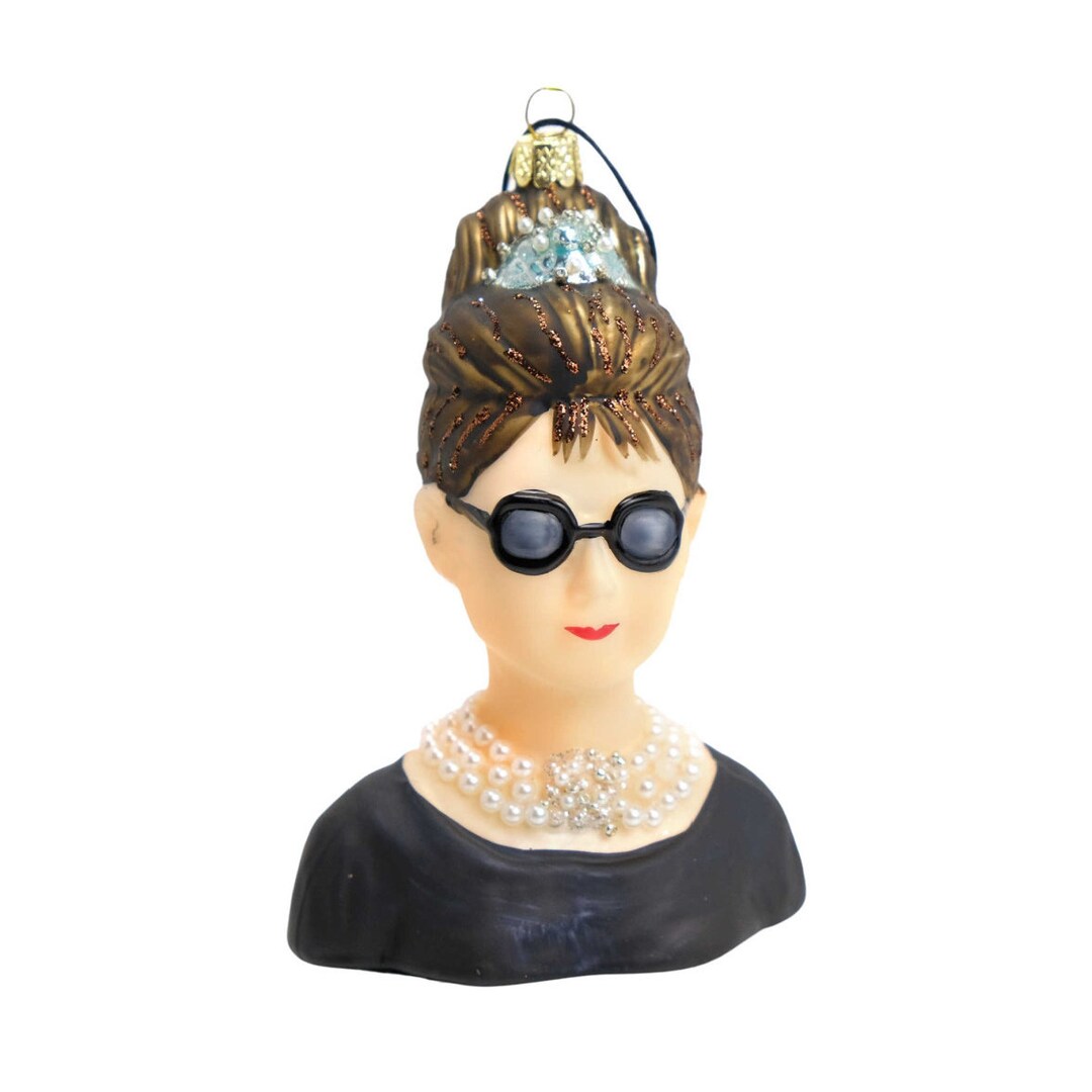 Audrey Hepburn Christmas Ornament 