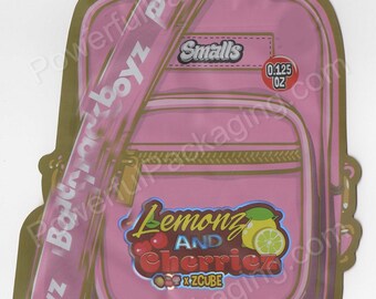 Zaino Lemonz e Cherriez ZCubeBoyz Snack Bags con adesivi olografici! (Vuoto)