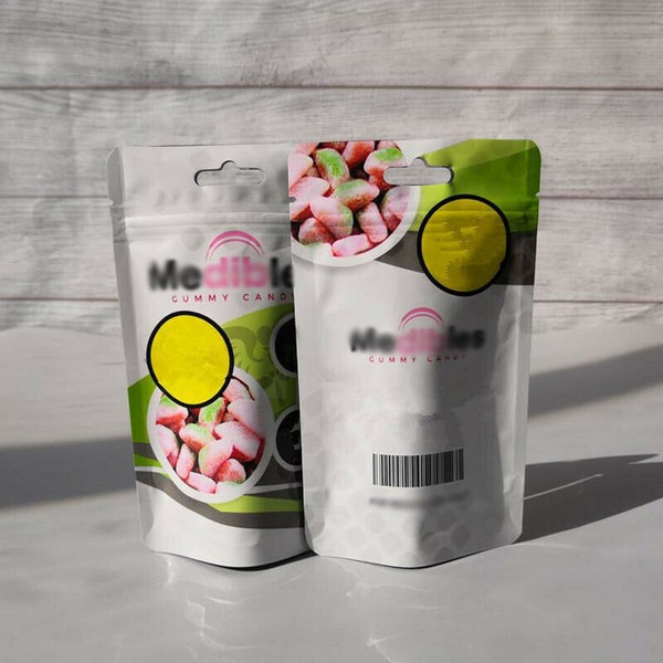 Designer Sour Watermelon 3.5 Snack Storage Bags