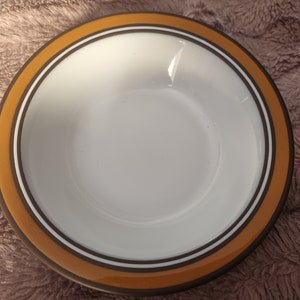 Tazón de cereales vintage raro con diseño *CONTOUR* de Hornsea, 1977, Lancaster Vitramic