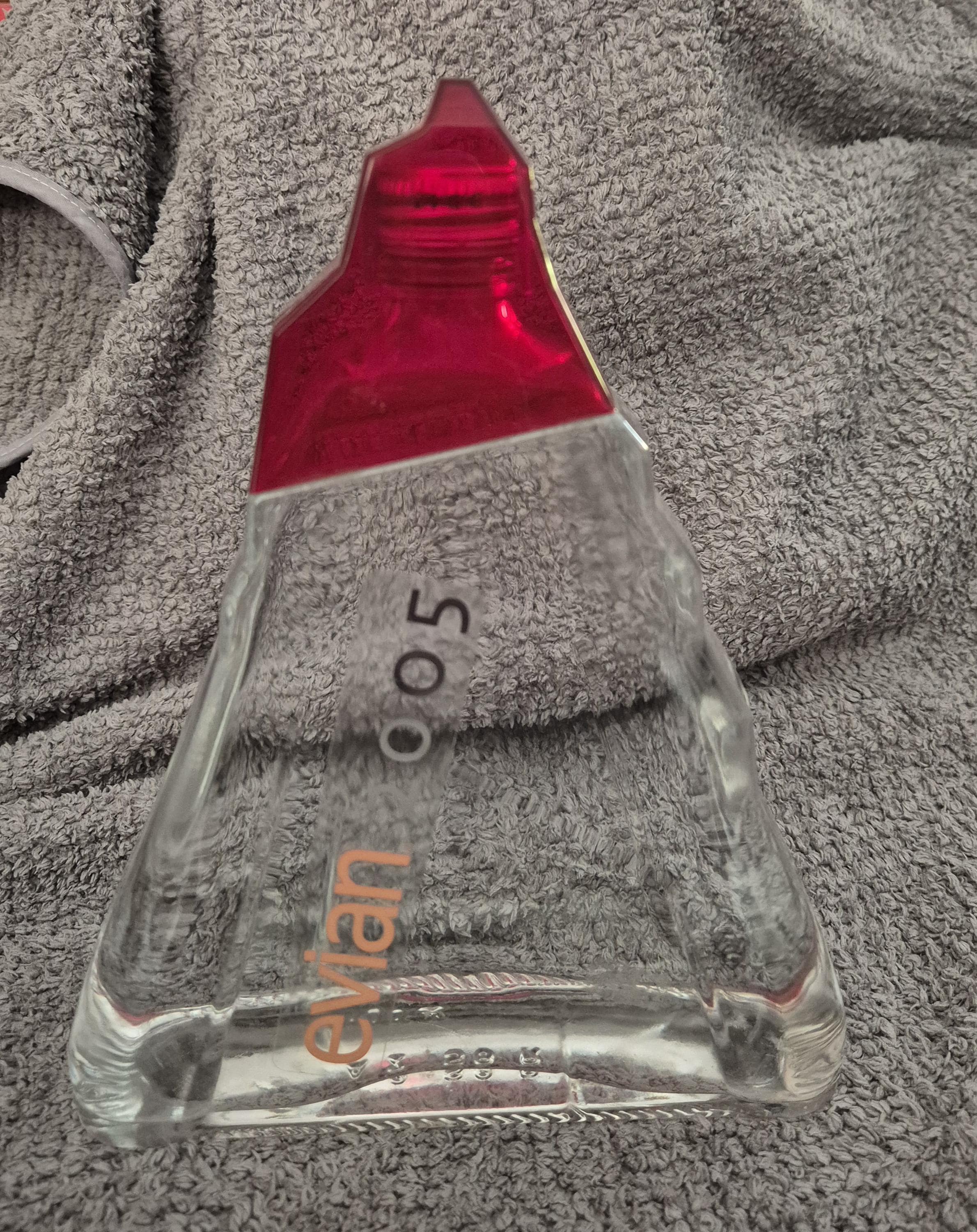 Evian glass bottle - Etsy 日本