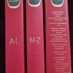 Vintage *READER&#39;S DIGEST* Great Encyclopaedic Dictionary 1979 Third Edition All Three Volumes