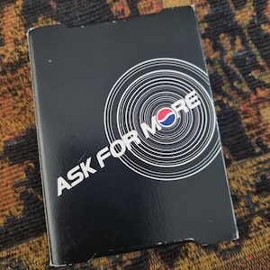 Jeu de cartes à jouer *PEPSI* vintage « Demandez plus » scellé et emballé de Chypre