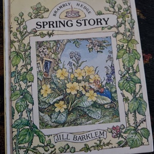 Vintage *BRAMBLY HEDGE* Spring Story 1984 Jill Barklem
