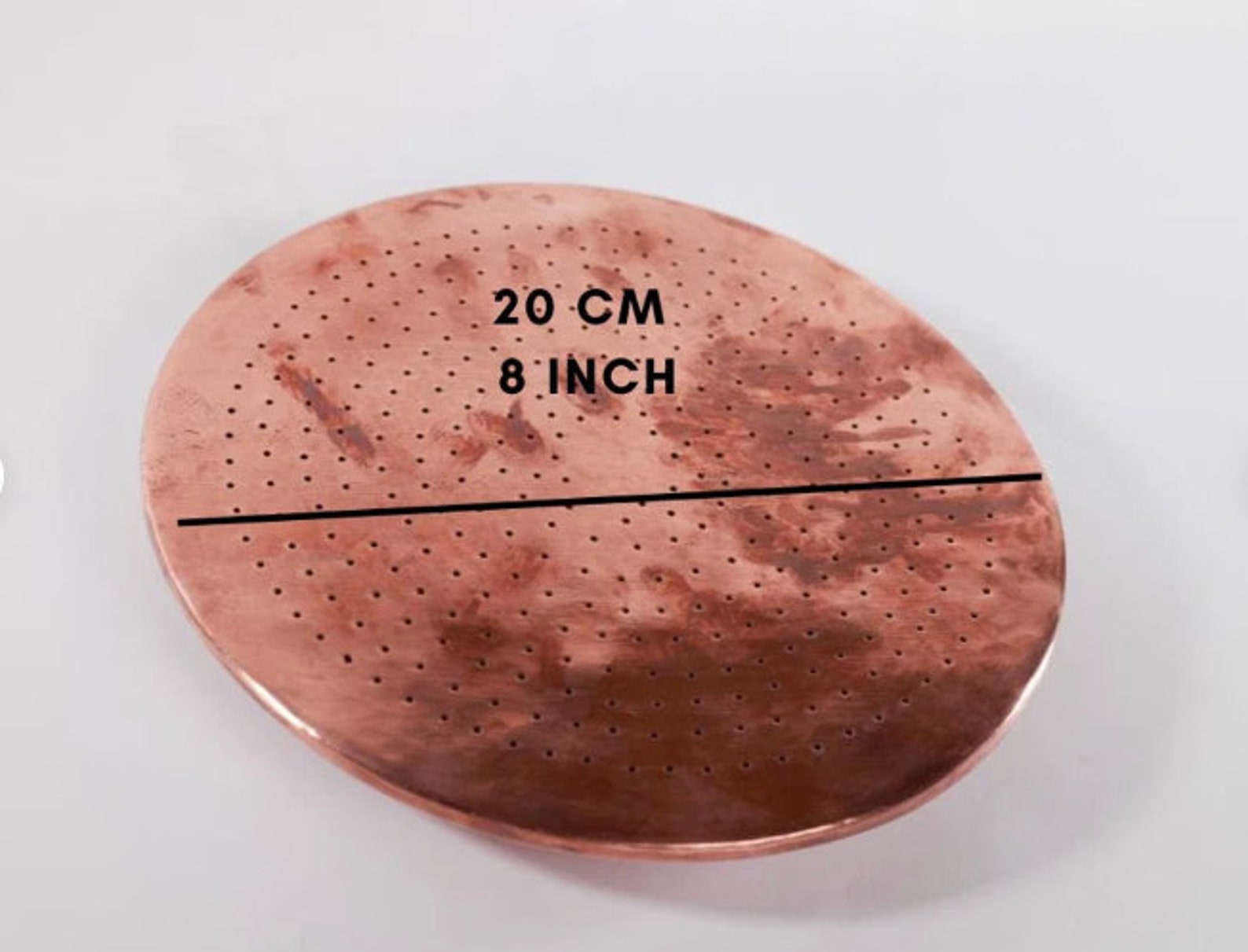 Unlacquered Solid Copper Shower Head Solid Brass Head Shower Etsy