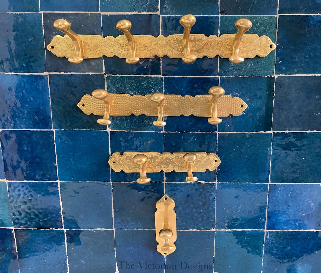 Unlacquered Solid Brass Bathroom Accessories, Wall Hook , Coat Hook