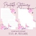 Printable Floral Design,instant Download Stationery Printable in A4, 8.5x11, and Notecard Sizes ...