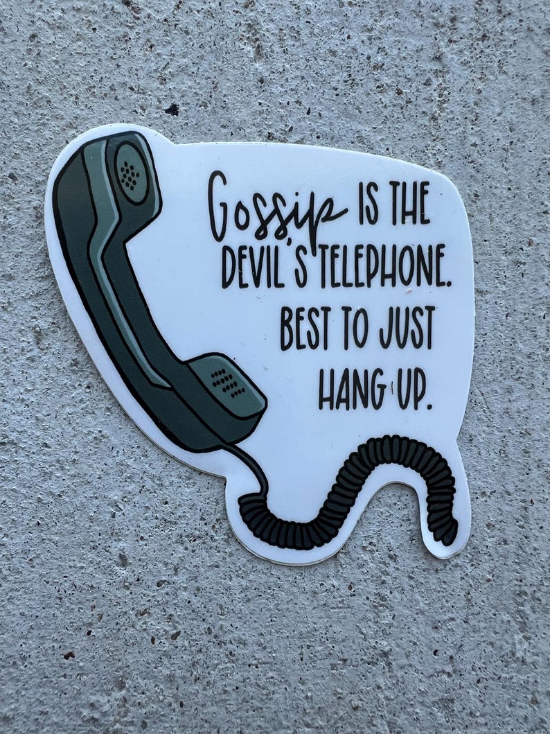 Pegatina de Schitt's Creek: Cita de Moira Rose - Devil's Telephone imagen 2