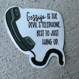 Pegatina de Schitt's Creek: Cita de Moira Rose - Devil's Telephone imagen 4