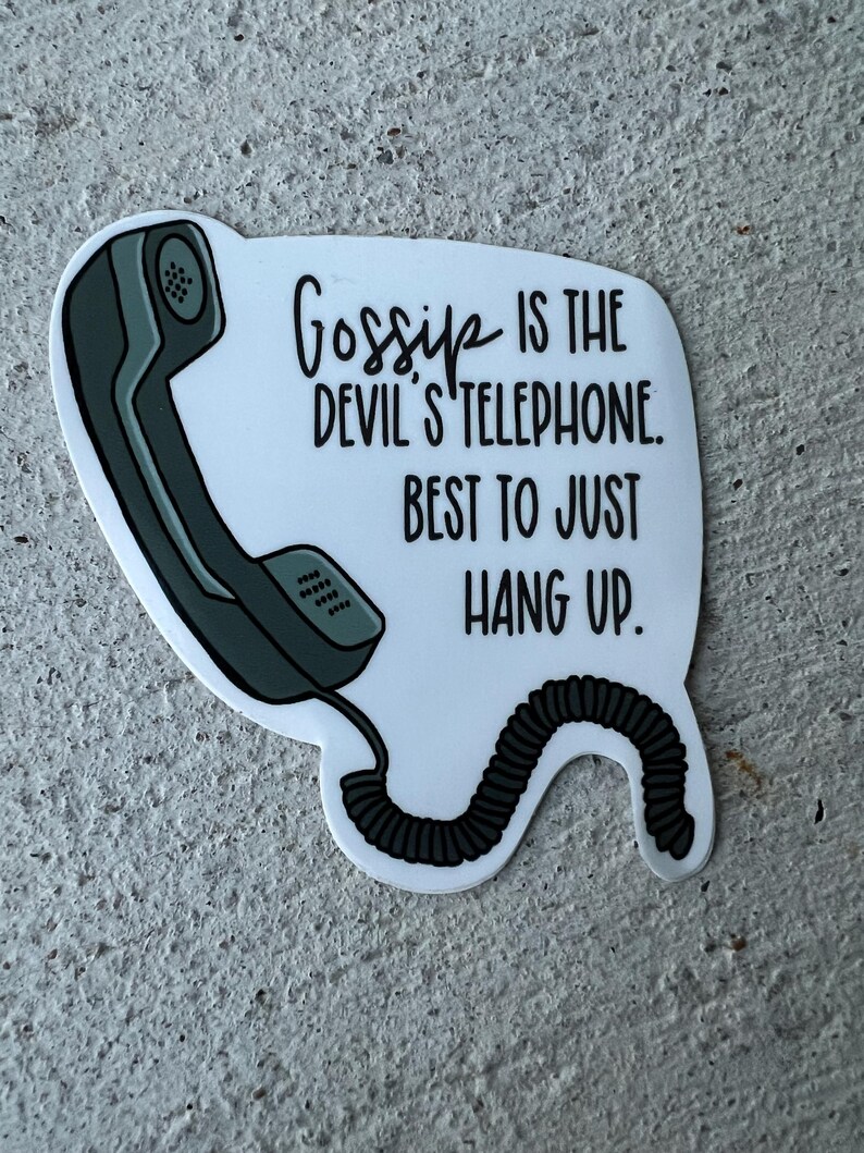 Pegatina de Schitt's Creek: Cita de Moira Rose - Devil's Telephone imagen 4