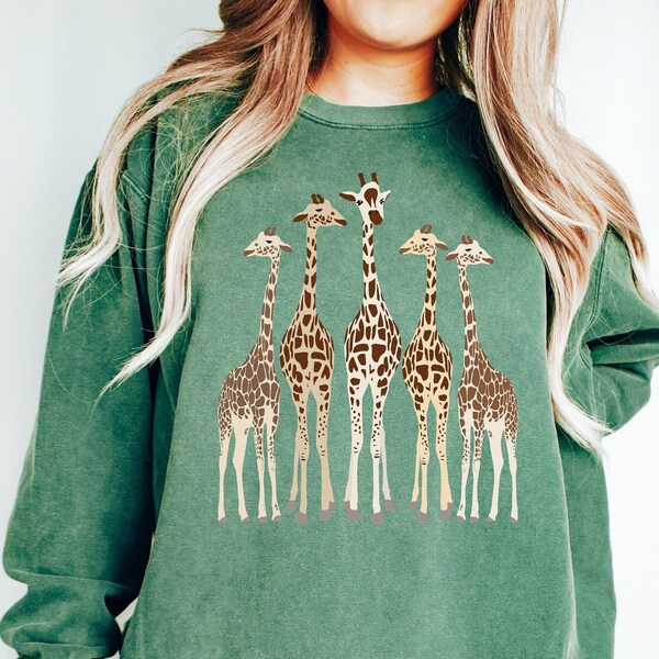 Giraffe Sweater Etsy