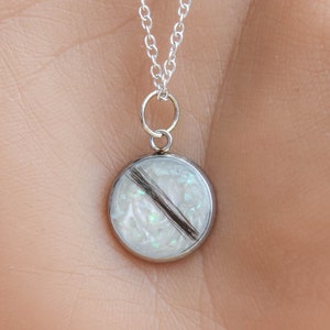 Custom Pet Memorial Necklace, Personal Dog Keepsake, Jewelry From Ashes, Remember Me Jewelry, Dog Hair Keepsake, Memory Necklace