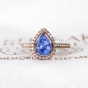 Ashes Ring, Cremation Ring, Pet Ashes, Pet Cremation Ring, Pet Memorial Jewelry, Pet Cremation Jewelry (NON-HUMAN REMAINS)