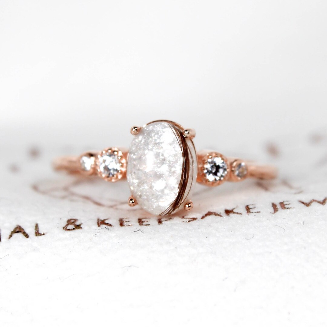 Lock of Hair Keepsake Lock of Hair Ring Baby Keepsake Hair Etsy