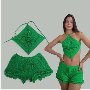 FANDEE Women's Two Piece Outfits - Summer Beach Short Sets Active Tracksuits