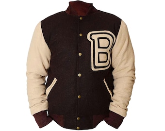 Cordura Jacket Men Hotline Miami Bomber de vol attrayant Varsity Jacket