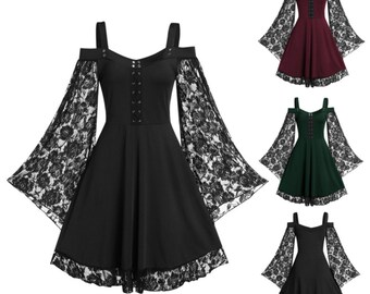 Gothic Lace Dress - Etsy