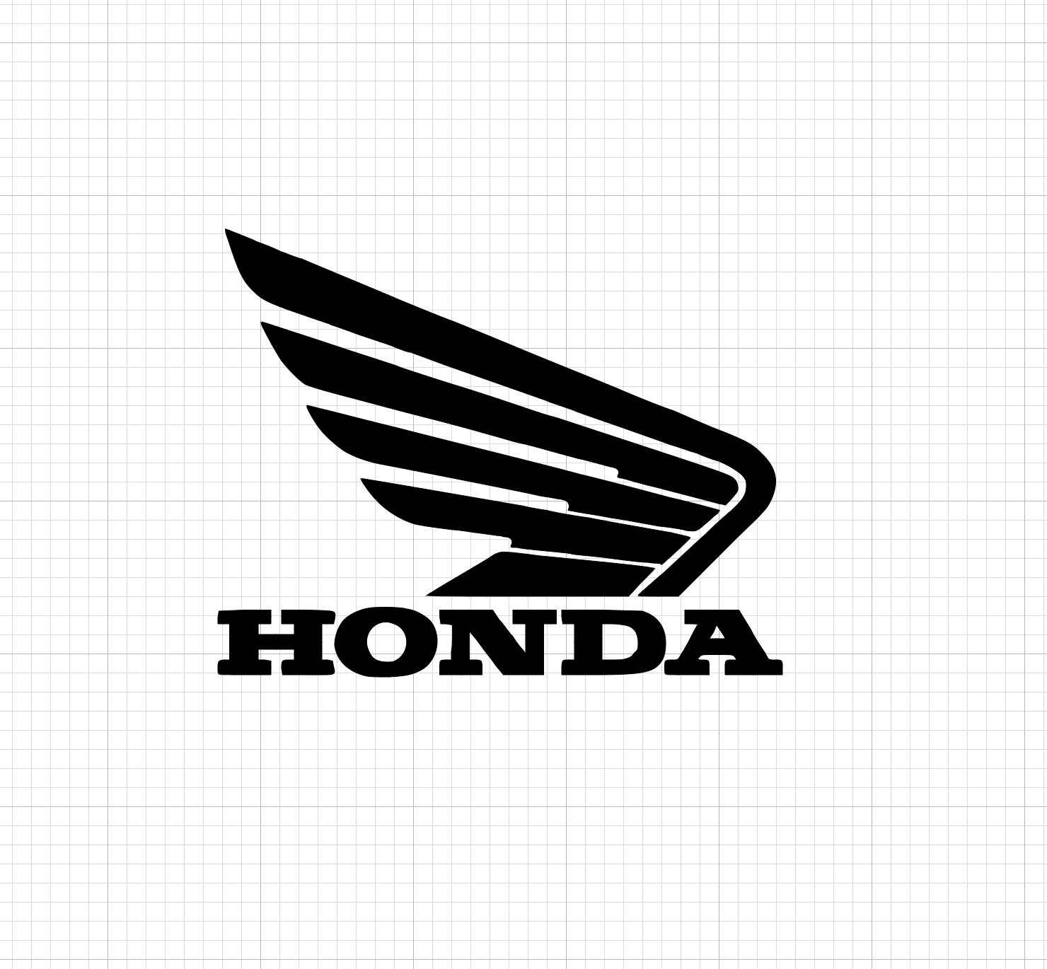 Honda Logo Stencil