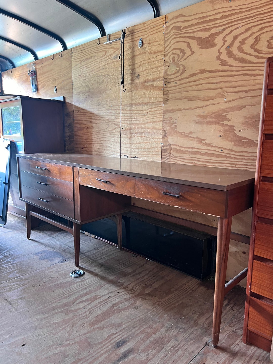 Kroehler Mid Century American Writing Desk/ Secretary - Etsy