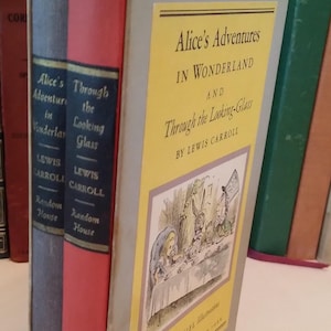 Alice&#39;s Adventures in Wonderland & Through the Looking-Glass by Lewis Carroll, Random House Centennial Edition, 1965
