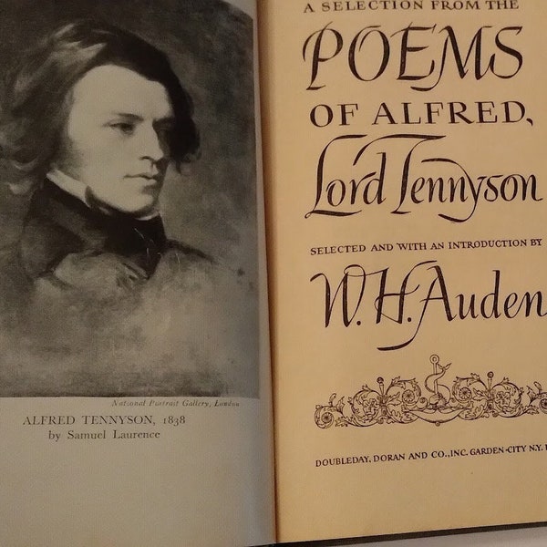 A Selection from the Poems of Alfred, Lord Tennyson Selected by W.H. Auden 1944