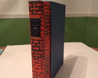 Ivanhoe by Sir Walter Scott, 1950 Heritage Press with slipcase