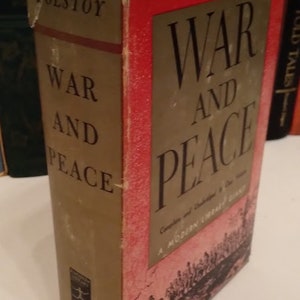 War and Peace Leo Tolstoy Translated by Constance Garnett, The Modern Library circa 1960s