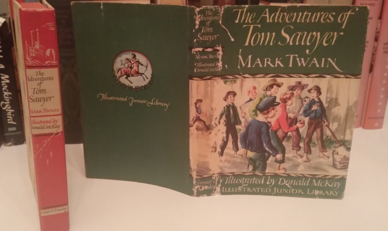 The Adventure of Tom Sawyer Mark Twain Illustrated Junior Library 1974 ...