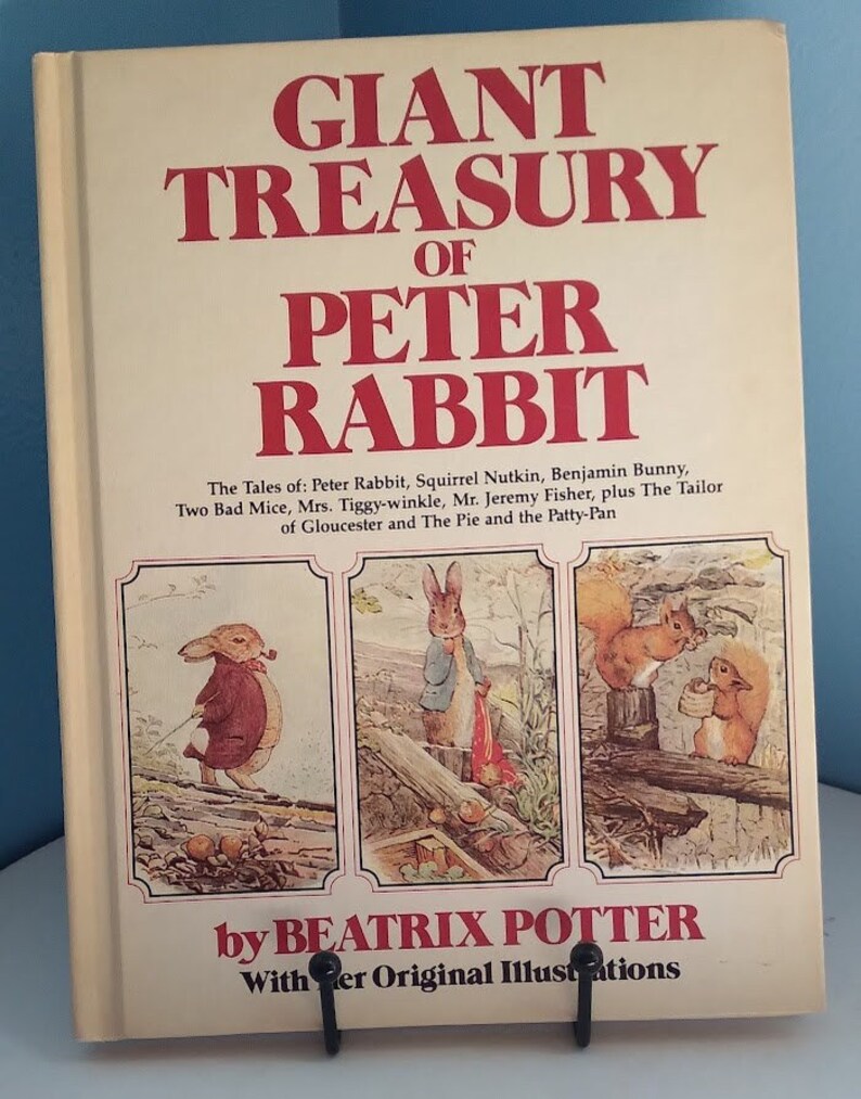 Giant Treasury of Peter Rabbit Beatrix Potter Illustrated 1980 - Etsy