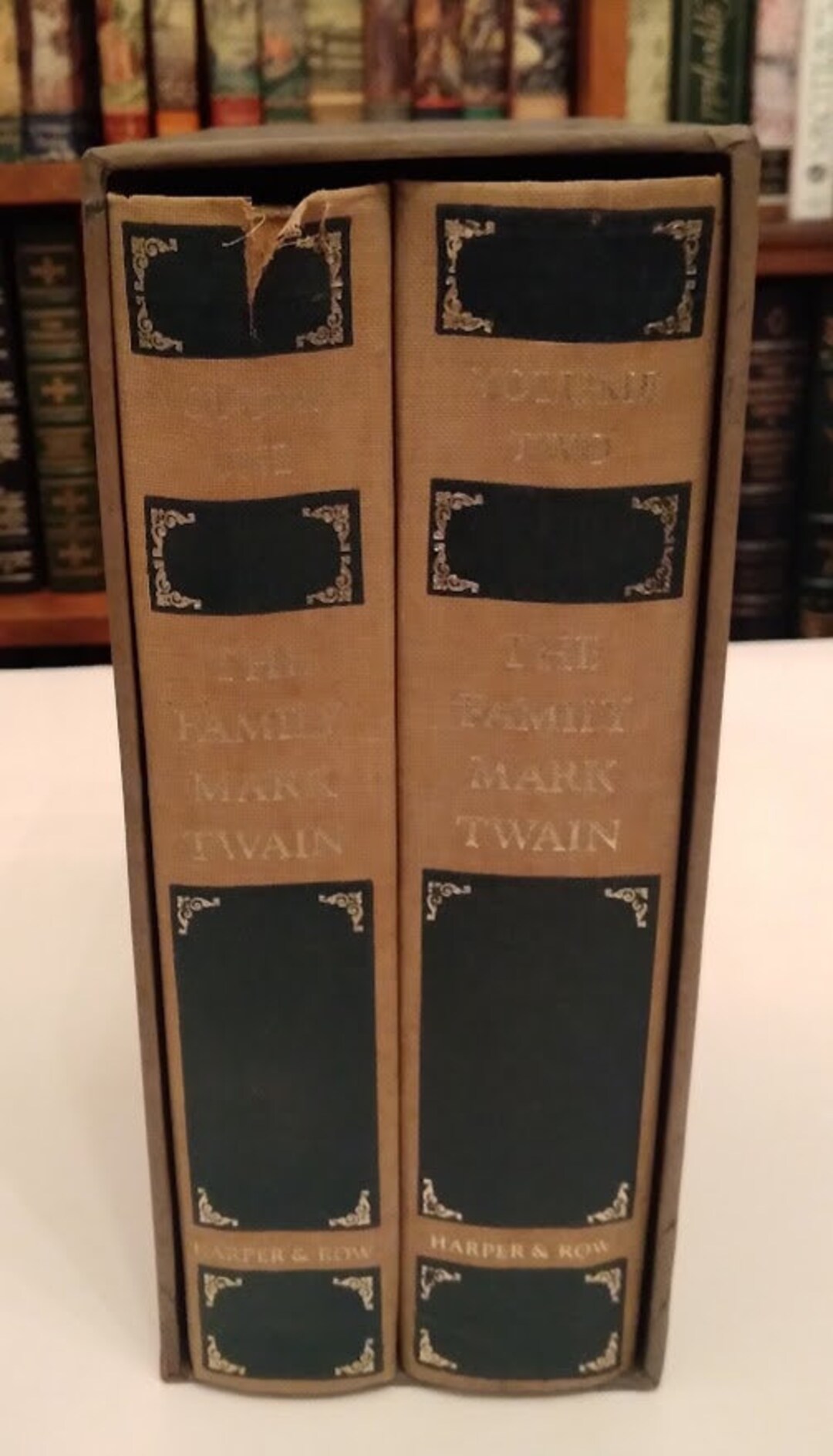 The Family Mark Twain - Two Volume Set Mark Twain With Slipcase 1972 ...