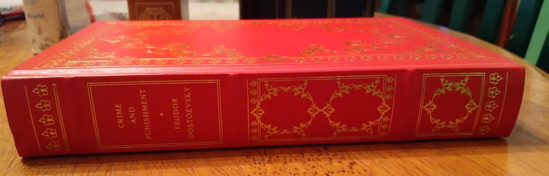 Crime and Punishment by Fyodor Dostoevsky Franklin Library 1982 - Etsy
