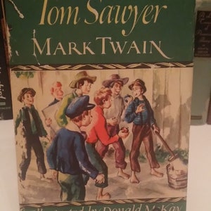 The Adventure of Tom Sawyer Mark Twain Illustrated Junior Library 1974