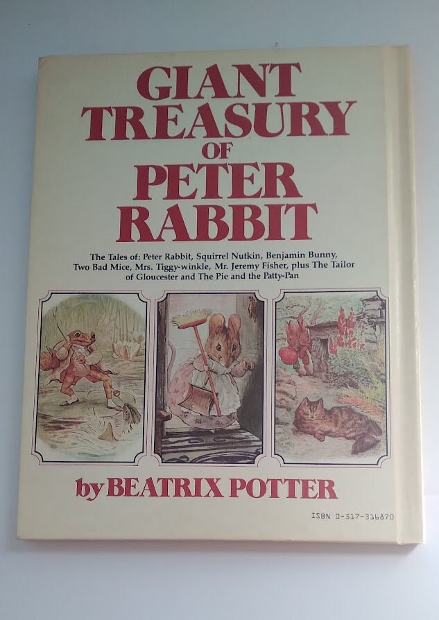 Giant Treasury of Peter Rabbit Beatrix Potter Illustrated 1980 - Etsy