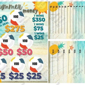 Summer Money Mini Bingo Climber