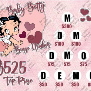 Bebé Betty Bingo Tabla Trepadora