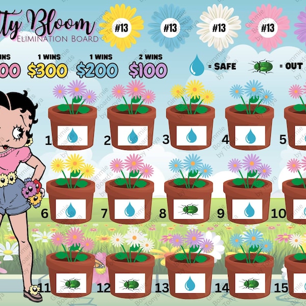 Betty Boop Bingo - Etsy