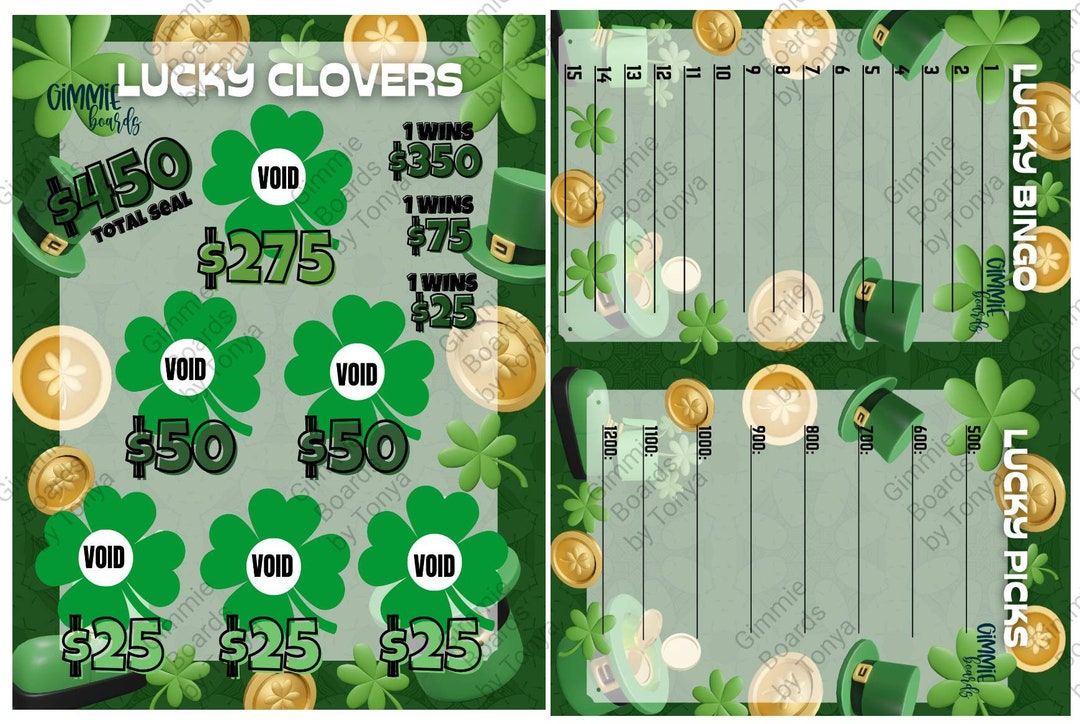 Lucky Clovers Mini Bingo Climber - Etsy