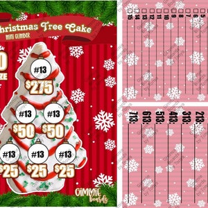 Pastel de árbol de Navidad Mini Bingo Climber